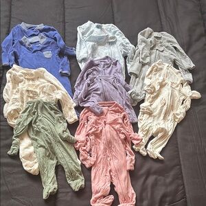 Carter's Cozy Baby Sleepers in Soft Hues